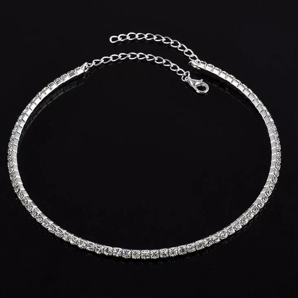 Crystal Diamond Choker